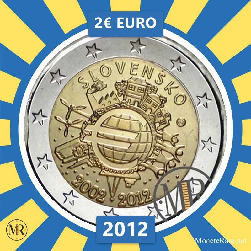2€ Euro 2012 Slovacchia (foto moneta)
