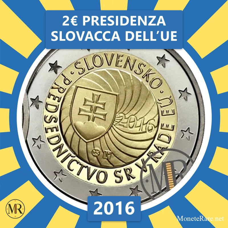 2€ Presidenza Slovacca dell’UE 2016 Slovacchia (foto moneta)