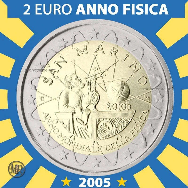 2€ Anno mondiale della fisica 2005 Estonia (foto moneta)