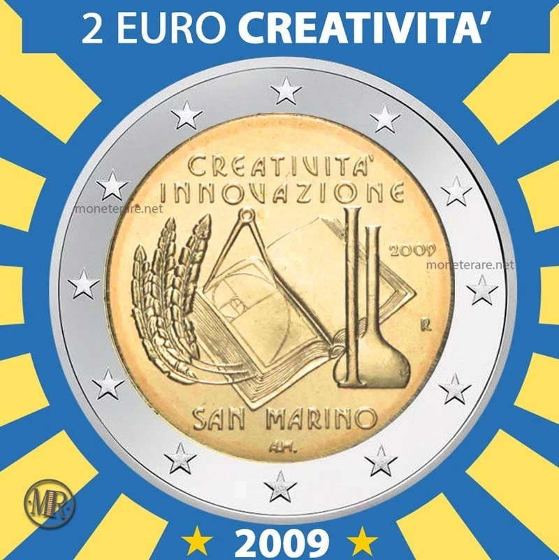 2€ Creatività Innovazione 2009 Estonia (foto moneta)