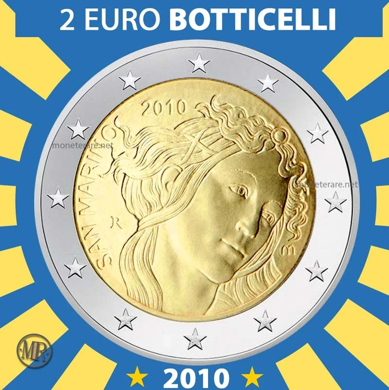 2€ Botticelli 2010 Estonia (foto moneta)