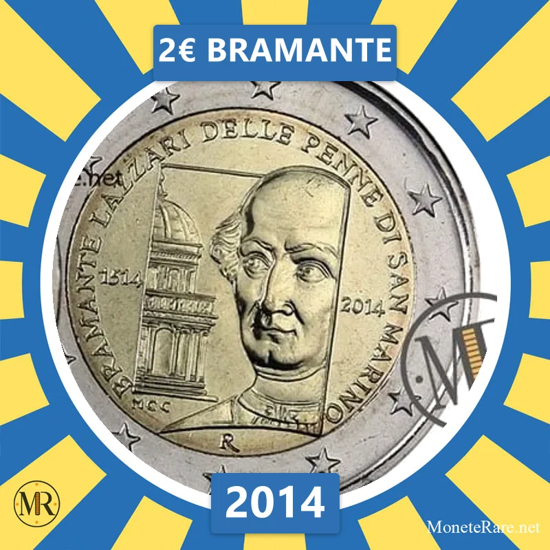 2€ Bramante 2014 Estonia (foto moneta)