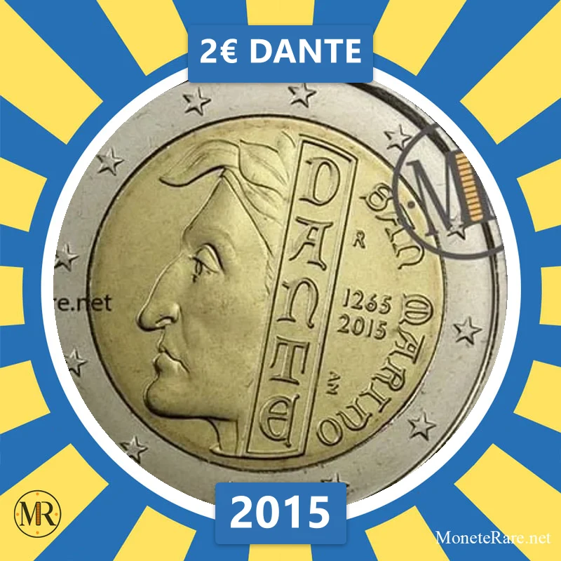 2€ Dante 2015 Estonia (foto moneta)