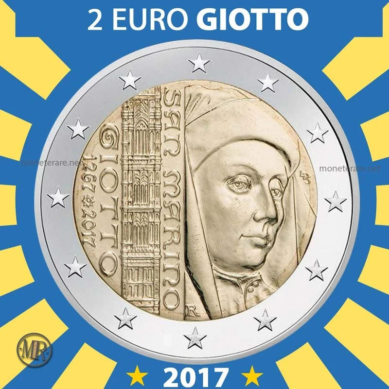 2€ Giotto 2017 Estonia (foto moneta)