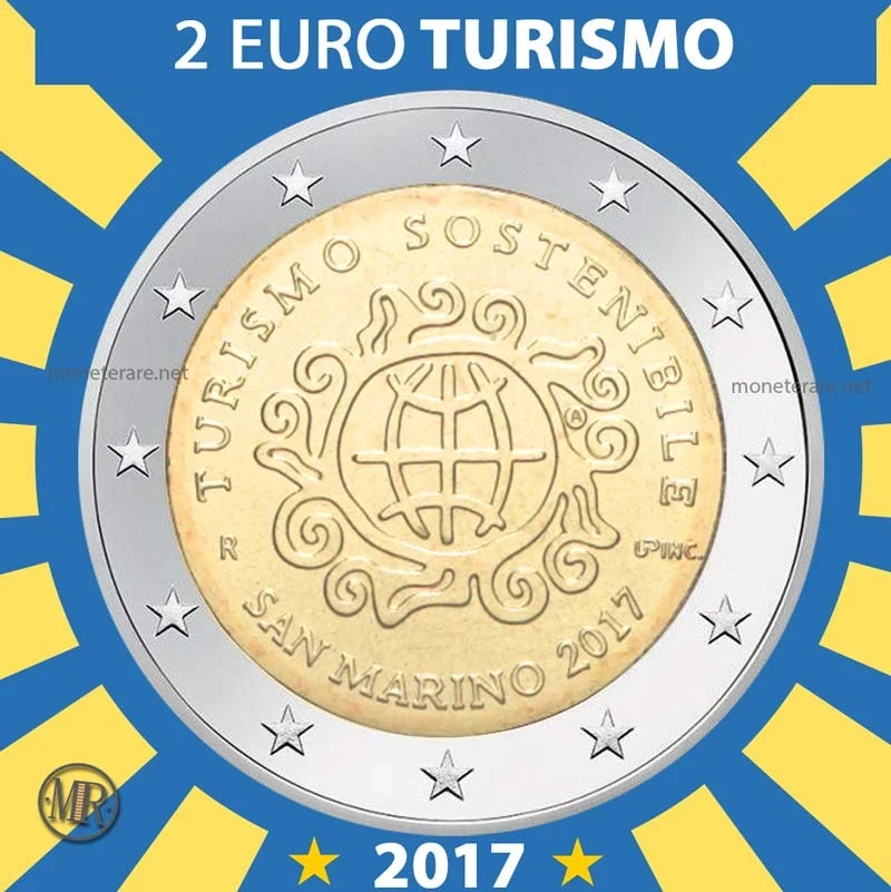 2€ Turismo Sostenibile 2017 Estonia (foto moneta)