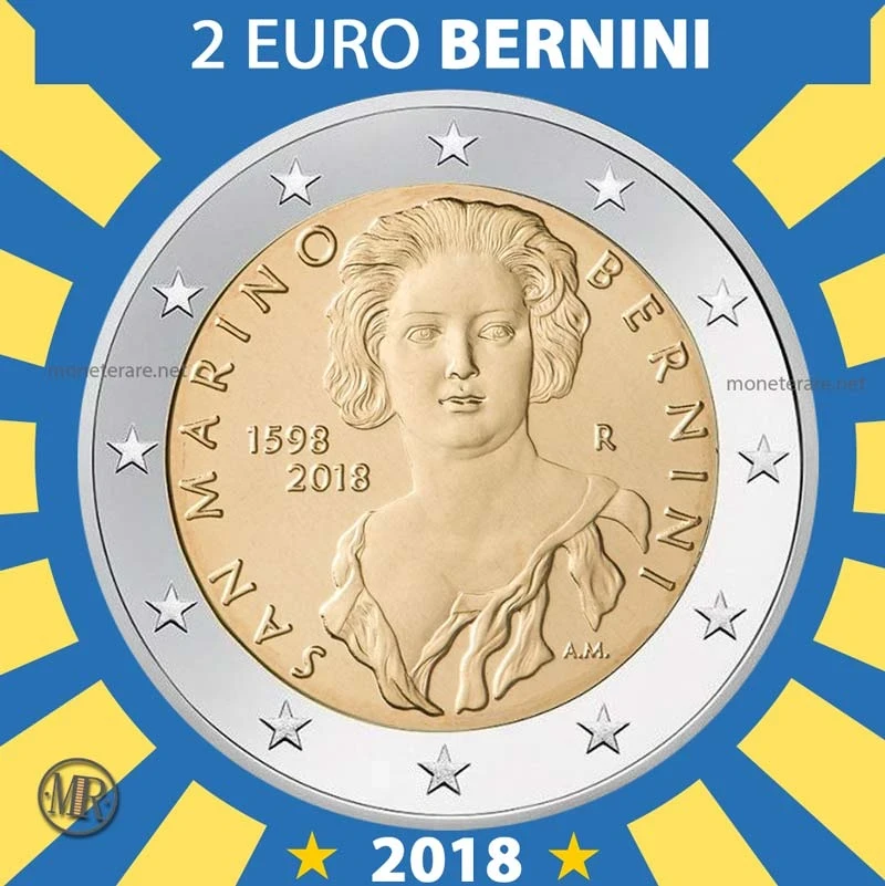2€ Bernini 2018 Estonia (foto moneta)