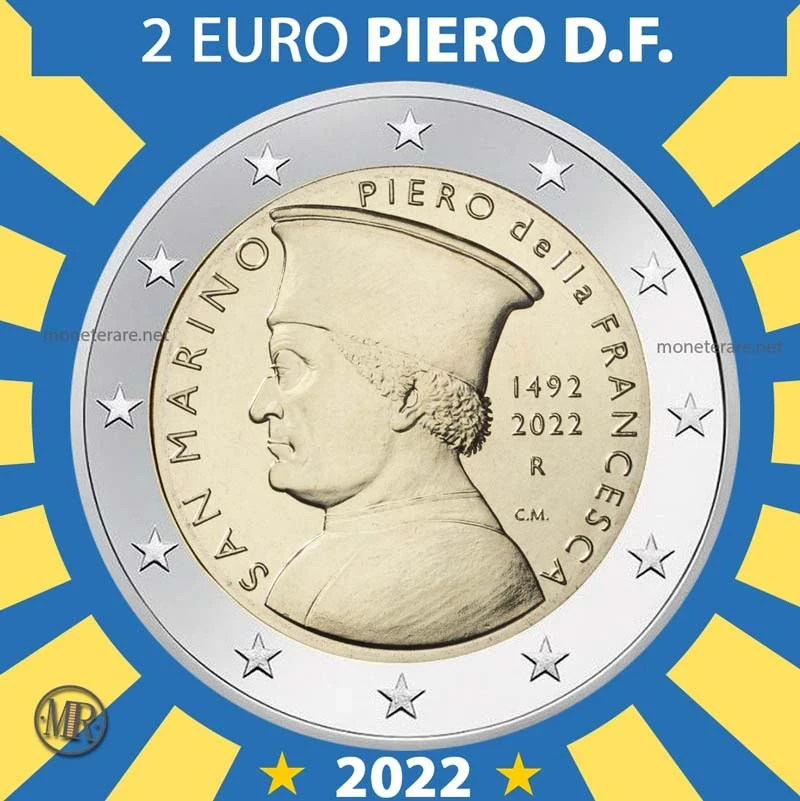 2€ Piero della Francesca 2022 Estonia (foto moneta)