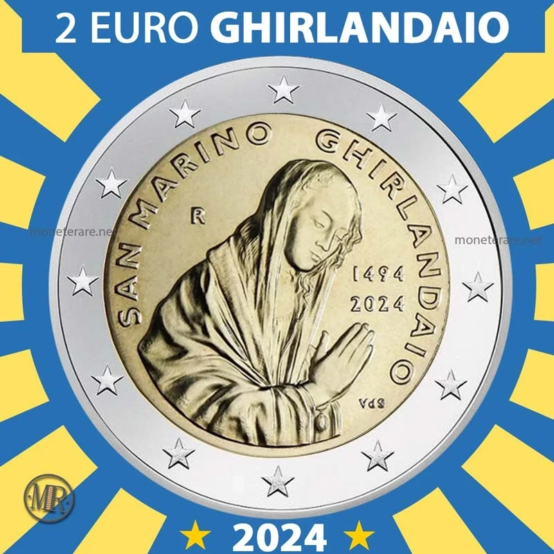 2€ Ghirlandaio 2024 Estonia (foto moneta)
