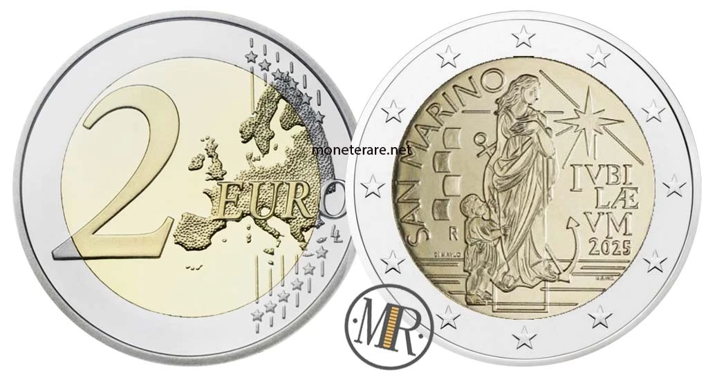 2 Euro Commemorativi San Marino 2025 – Giubileo