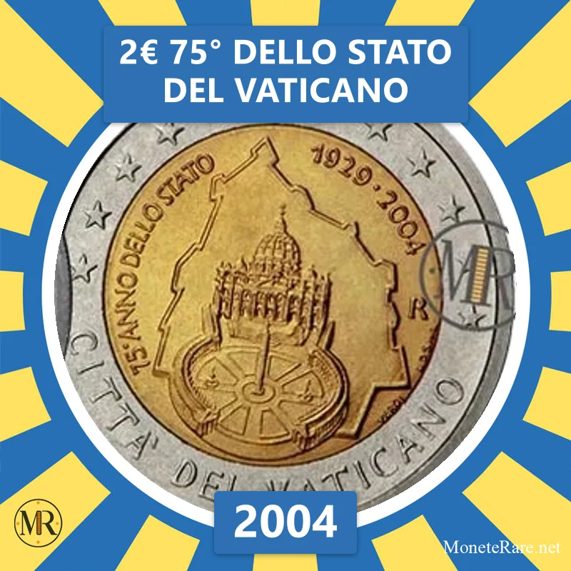 2€ 75° dello Stato del Vaticano 2004 Vaticano (foto moneta)