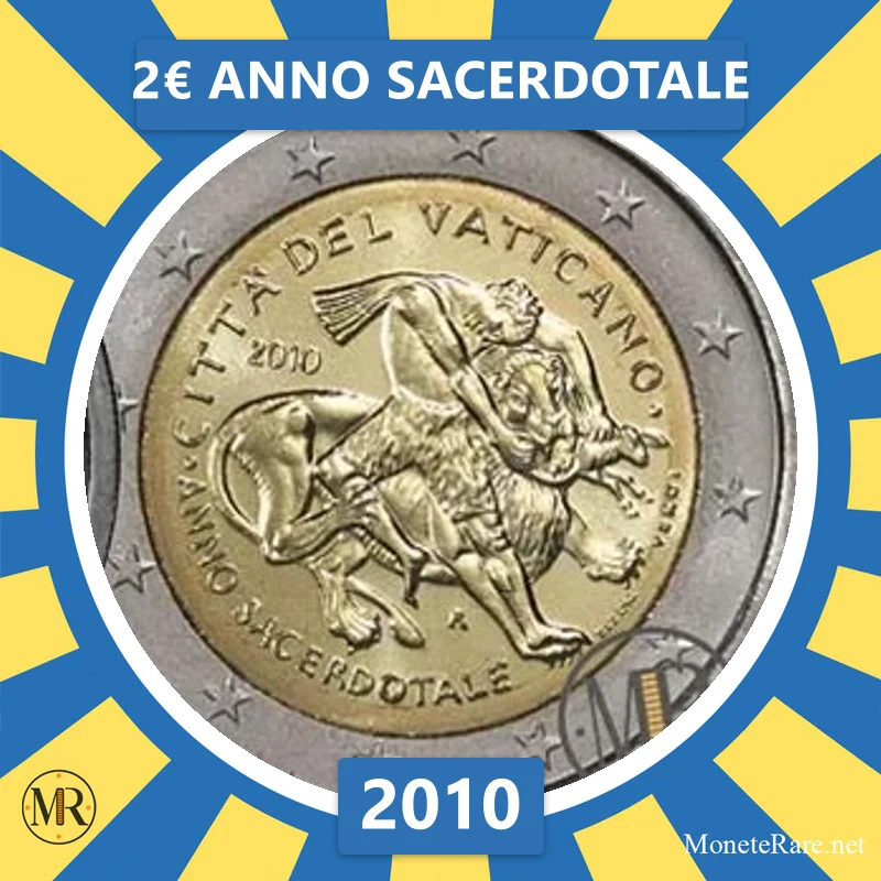 2€ Anno Sacerdotale 2010 Vaticano (foto moneta)