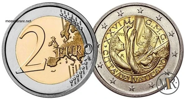 2 Euro Commemorativi Vaticano 2011