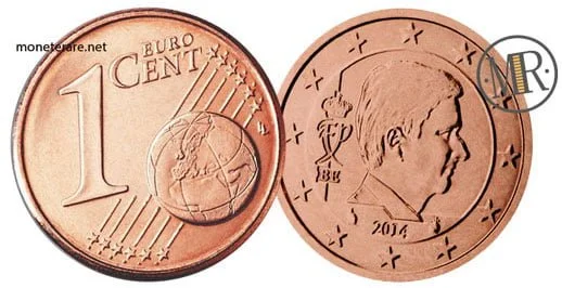 1 Centesimo Euro Belgio Quarta Serie 2014