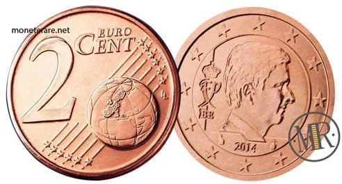 2 Centesimi Euro Belgio Quarta Serie 2014