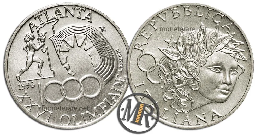 1000 Lire 1996 Olimpiadi Atlanta