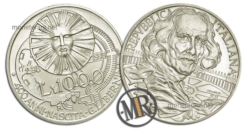 1000 Lire 1998 Gian lorenzo Bernini