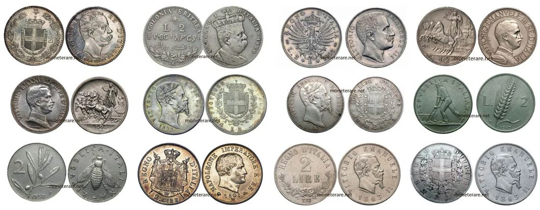 2 Lire nella Storia Italiana