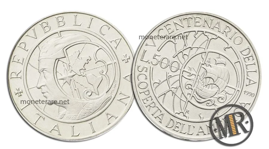 500 Lire Scoperta dell America STRUMENTI