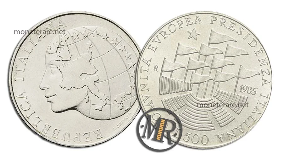 CEE 500 Lire Commemorative Argento