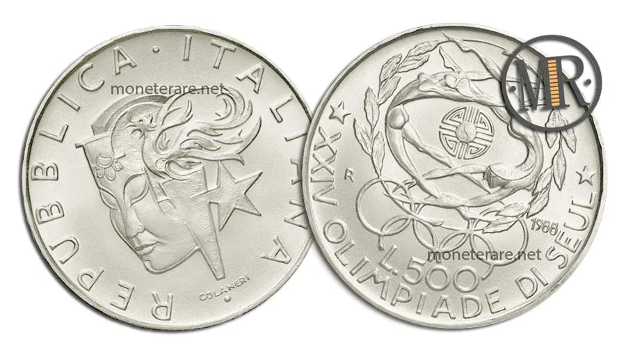 Seul 500 Lire Commemorative Argento