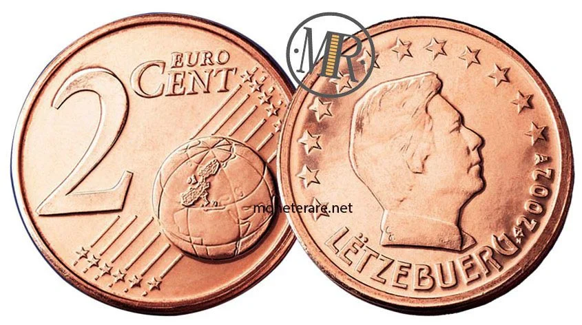 2 Centesimi Euro Lussemburgo