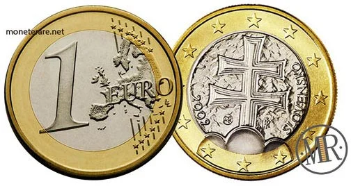 Moneta da 1 euro della slovacchia