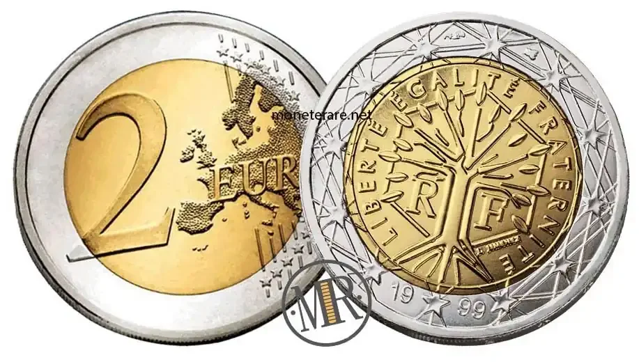 2 euro rare francia