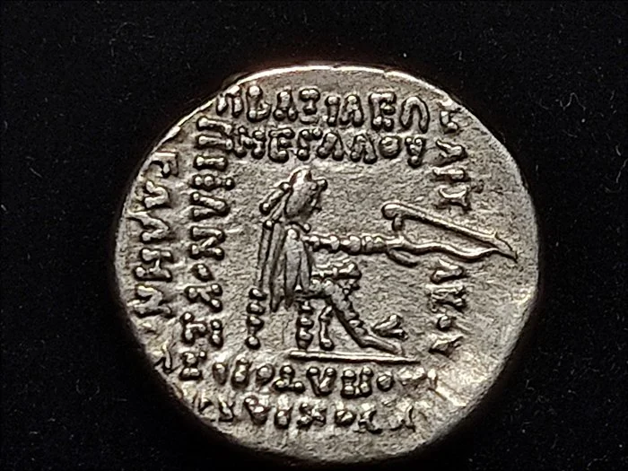 Regno partico. Orodes I (80-77 BC). Argento Drachm,  Rhagae