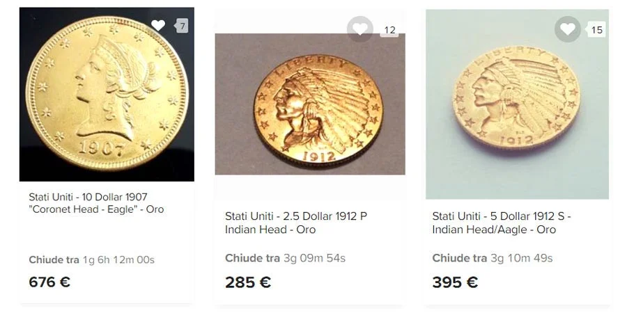 comprare monete d