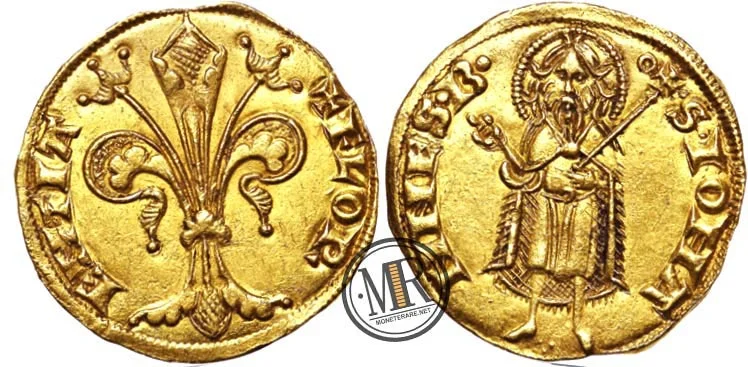 fiorino oro firenze perlato 1252 celebre tra le antiche monete fiorentine