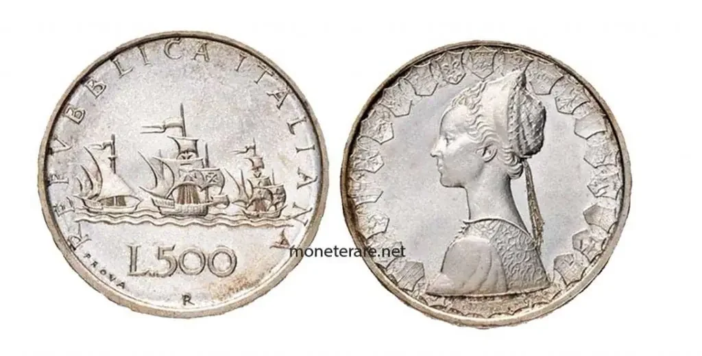 monete di valore 500 Lire d