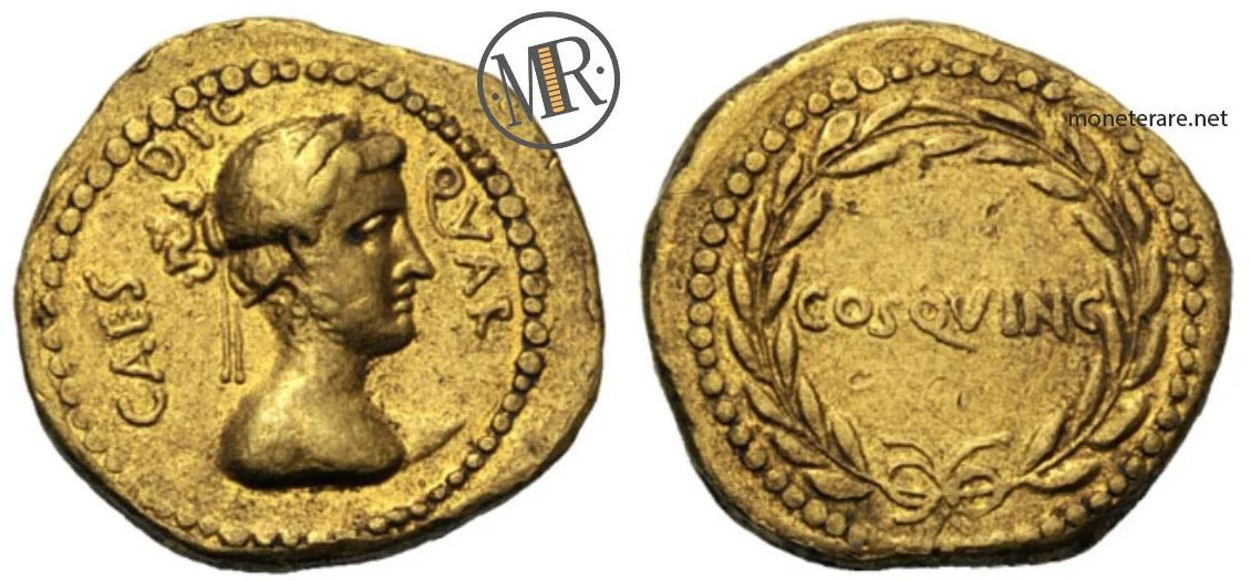 Una delle Monete Antiche della Repubblica Romana d