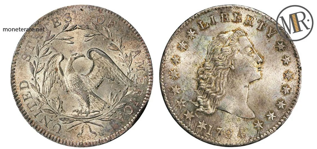1 dollaro 1794 Flowing Hair