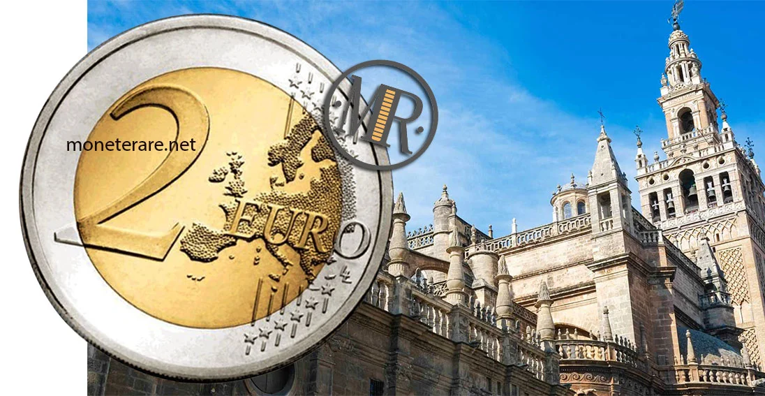 2 Euro Spagna 2024 Cattedrale di Alcàzar e Archivio delle Indie