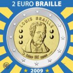 2 Euro Louis Braille 2009 Belgio