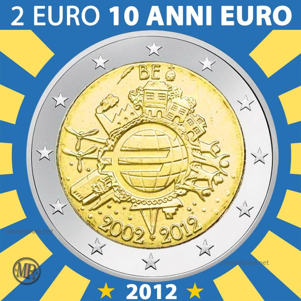 Moneta commemorativa da 2 Euro Belgio 2012