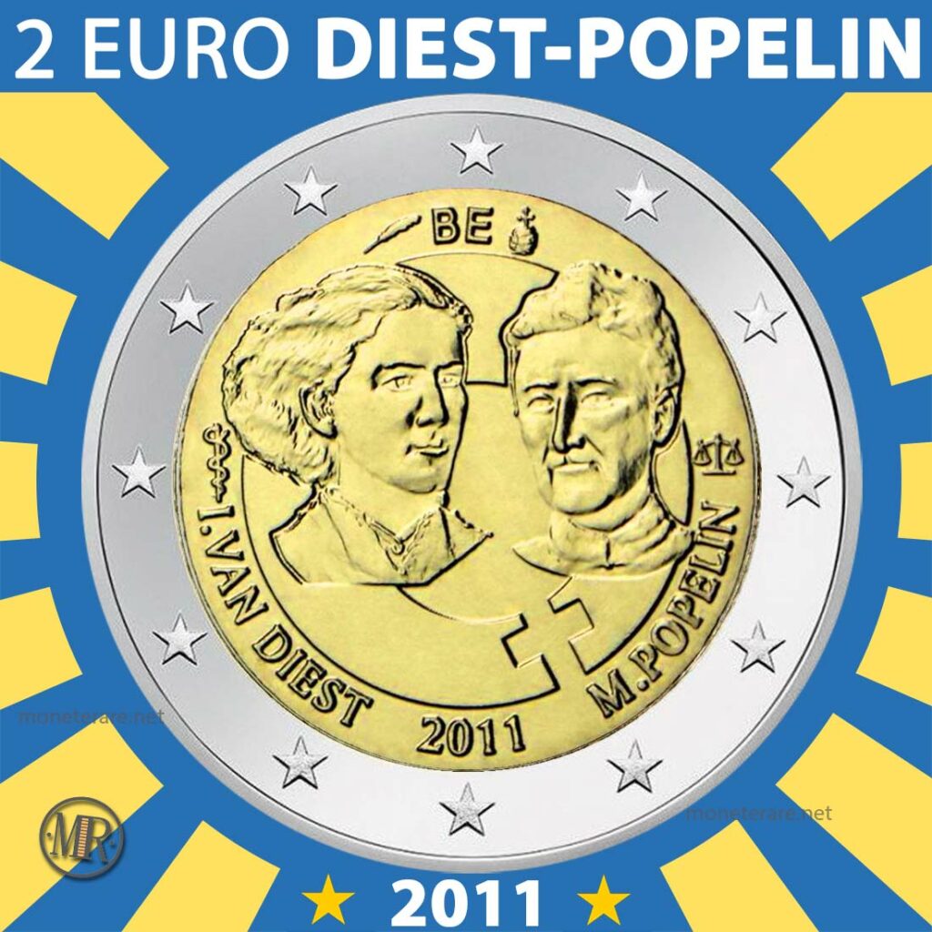 2 euro 2011 Belgio Van Diest - Popelin