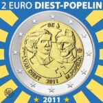 2 euro 2011 Belgio Van Diest - Popelin