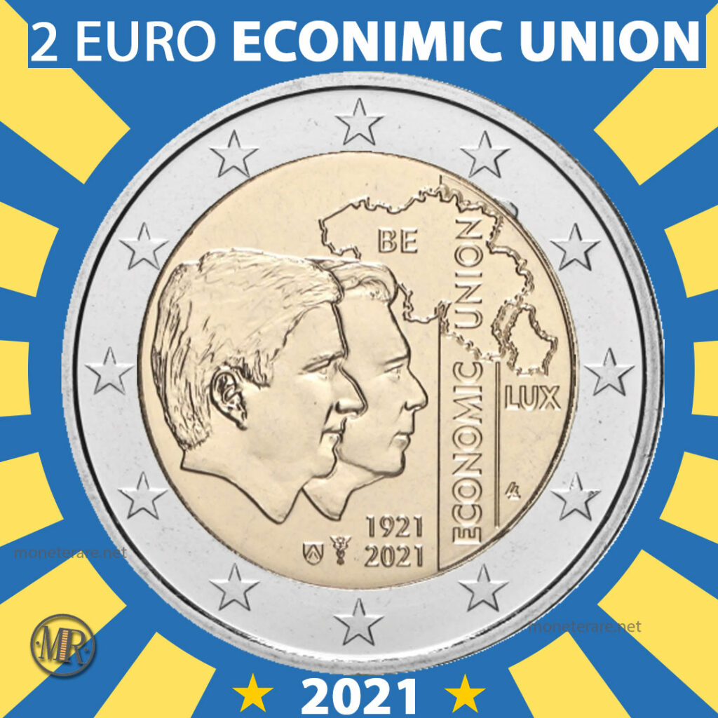 2 euro 2021 Belgio - Economic Union