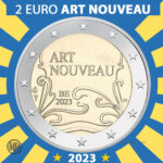 2 Euro 2023 Art Nouveau Belgio