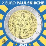 Fronte moeta 2 Euro Paulskirche - Germania 2024