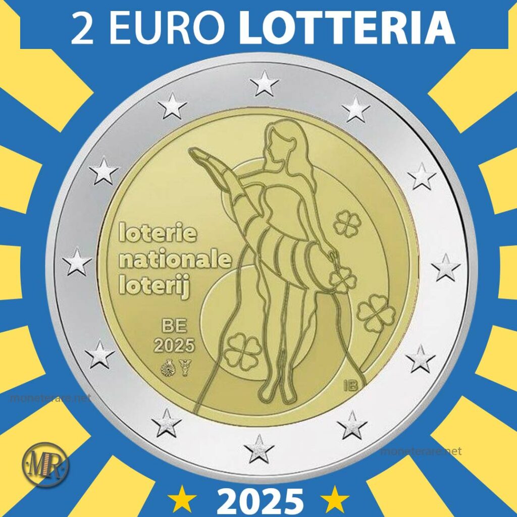 2 Euro Belgio 2025 Loterie nationale loterij