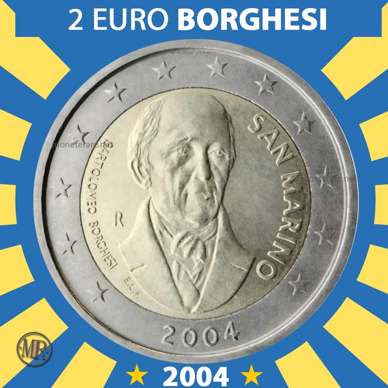 2 Euro San Marino 2004 Bartolomeo Borghesi