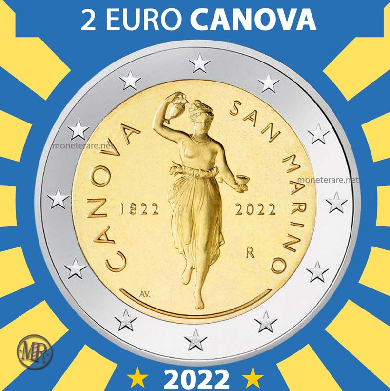 2 Euro "Canova" 2022 San Marino