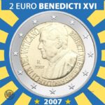 2 Euro 2007 Vaticano Benedetto XVI