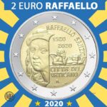 2 Euro Vaticano 2020 Raffaello Sanzio