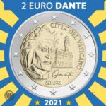 2 Euro Vaticano 2021 Dante