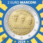 2 Euro Vaticano 2024 Marconi