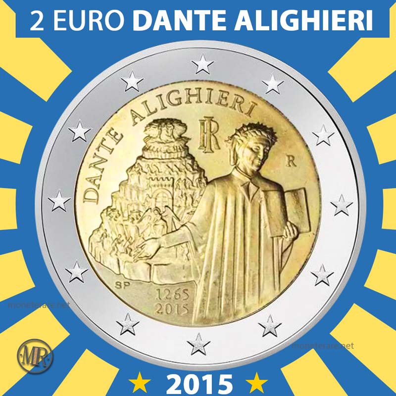 2 euro Dante Alighieri 2015