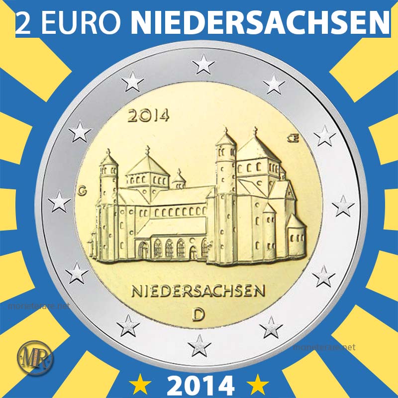 2 Euro Germania 2014 Niedersachsen